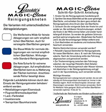 100 Gramm rote Petzoldt's Profi-Reinigungsknete MAGIC-Clean - die scharfe Lackknete zur Lackpflege und Felgenreinigung - 4