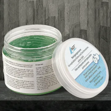 AGT Knete Tastatur reinigen: Reinigungsmasse grüner Apfel, empfindliche Flächen und Zwischenräume, (Reinigungsknetmasse, Reinigungs-Slime)