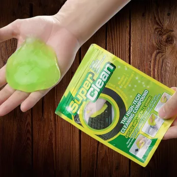 Audamp Tastatur Reinigung Gel grün 80g für Laptops, Computers, Auto-Entlüftungsöffnungen, Taschenrechner