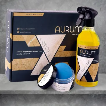 Aurum-Performance Auto Reinigungsknete Set mit 500ml Gleitmittel - Autolack Knete lackschonend & effektiv - KFZ Clay Bar Lackknete, Lackreinigungsknete, Lack Autoknete