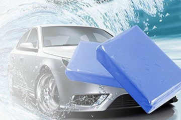 Auto Reinigungsknete Lackreinigungsknete zur Lackpflege und Felgenreinigung for Auto, Motorrad, Wohnwagen Ideal vor dem Lackieren, Versiegeln, Wachsen oder dem Aufbringen 100g-WildAuto (2PCS) - 