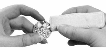Bergeon 6033-1 Rodico, Reinigungsmasse, Grün, zum Reinigen von Zapfen, Rädern usw, härtere Ausführung, Reinigungshilfsmittel, 1 x, 48 g - 3