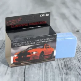 CSF CB-01 Tonblock/Reinigungsknete (200g) gegen Schmutz wie Baumharz, Insektenreste, Teerspritzer, chemische Verunreinigungen