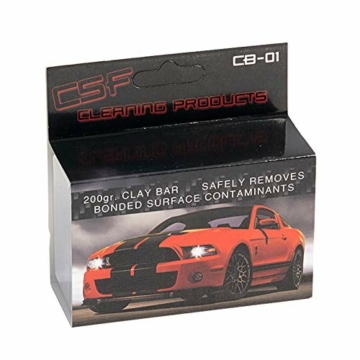 CSF CB-01 Tonblock/Reinigungsknete (200g) gegen Schmutz wie Baumharz, Insektenreste, Teerspritzer, chemische Verunreinigungen - 3