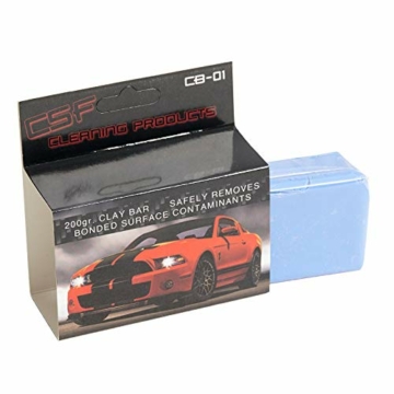 CSF CB-01 Tonblock/Reinigungsknete (200g) gegen Schmutz wie Baumharz, Insektenreste, Teerspritzer, chemische Verunreinigungen - 4
