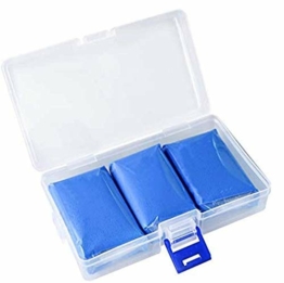 Fixget 3Pcs Lehm Professionelle Lackreinigungsknete zur Lackpflege und Felgenreinigung Auto Detaillierung Magic Clay Bar Reiniger für Autos, Trucks, Wohnwagen (3pcs) - 1