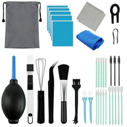 Handy Reinigung Tastatur Reinigungsset Kamera Reinigungsset PC Reinigungsset AirPods Reinigungsset Laptop Cleaning Kit für Mobiltelefonen Brillenobjektiv Objektivbürste Uhr(37 teiliges) - 1