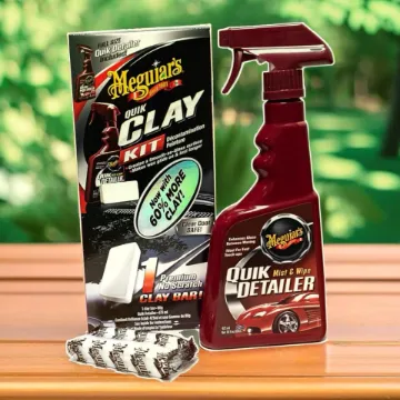 Meguiar's G1116EU Quik Clay Detailing System Set Reinigungsknete