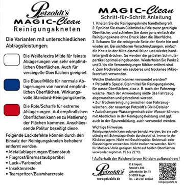 Petzoldt's 2 x 100 g Reinigungsknete, Extra mild & Mild, zur Lackreinigung nach der Autowäsche, vor Politur, Coating- oder Wachsauftrag, Lackversiegelung, Fahrzeugfolierung, Car Wrapping - 8
