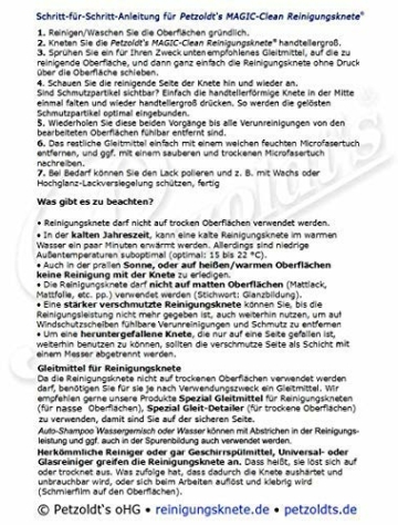 Petzoldts Reinigungsknete-Profi Set, zur Lackreinigung - 9