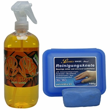 Reinigungsknete-Gleitmittel Set Magic Clean blau 100g + Dodo Juice Born Slippy 500ml - 