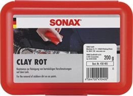 Reinigungsknete: Sonax - Reinigungsknetmasse scharf Clay rot 200g - 1
