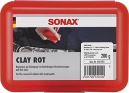 Reinigungsknete: Sonax - Reinigungsknetmasse scharf Clay rot 200g - 1