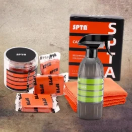 SPTA Reinigungsknete, Auto Car Clay Bar, 3tlg 100g Fachmann Reinigungsknetmasse Lackreiniger zur Beseitigung Industriestaub Flugrost und Insektenresten für Autos