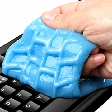 Tastatur Reiniger,FUNVCE Universal Tastatur Reinigungsgel Super Clean Gel Tastatur Reinigung Staubreiniger für Laptop PC Tastaturen, Auto Entlüftungsöffnungen, Kameras, Drucker, Taschenrechner - 3
