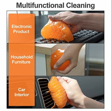 Tastatur Reinigungsgel Schleim Auto Reiniger Reinigung Universeller Staubreiniger für PC Tablet Laptop Tastaturen, Auto Entlüftungsöffnungen, Kameras, Drucker, Taschenrechner - 4