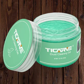 TICARVE Tastatur Reinigungsgel Auto Reinigungsgel grün für den Innenraum Schleim Reiniger Universeller Staubreiniger für Laptop, Drucker, Kameras, Auto