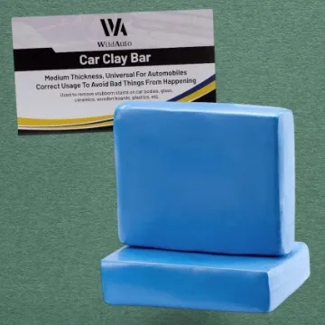 WildAuto Auto Reinigungsknete Lackreinigungsknete zur Lackpflege und Felgenreinigung for Auto, Motorrad, Wohnwagen Ideal vor dem Lackieren, Versiegeln, Wachsen oder dem Aufbringen 100g-WildAuto (2PCS)